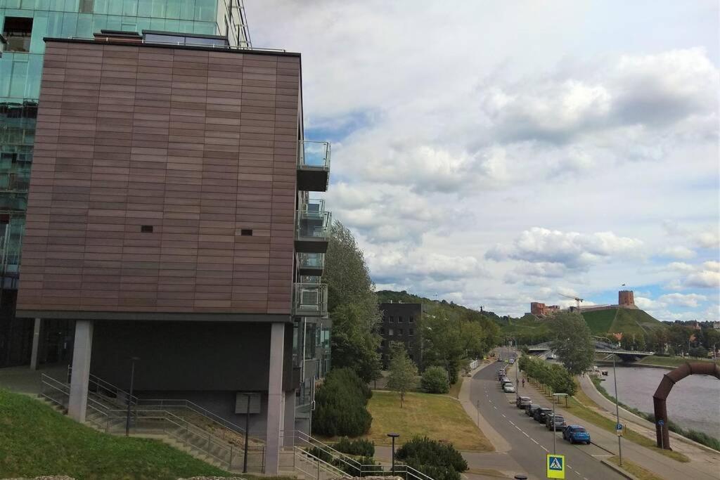 Slucko Central Studio Apartment Near River VNO Buitenkant foto