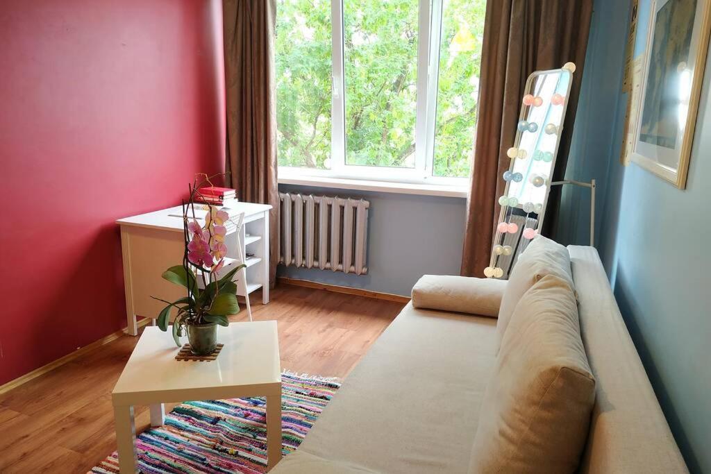 Slucko Central Studio Apartment Near River VNO Buitenkant foto
