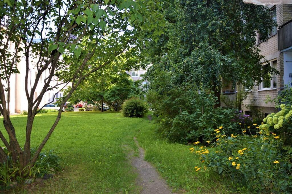 Slucko Central Studio Apartment Near River VNO Buitenkant foto